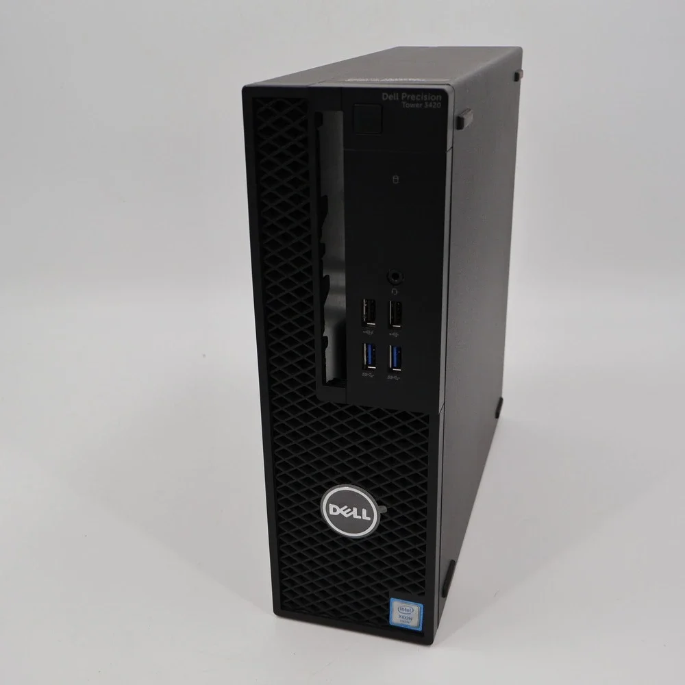 Dell Precision Tower 3420 Workstation SFF Black Empty Case